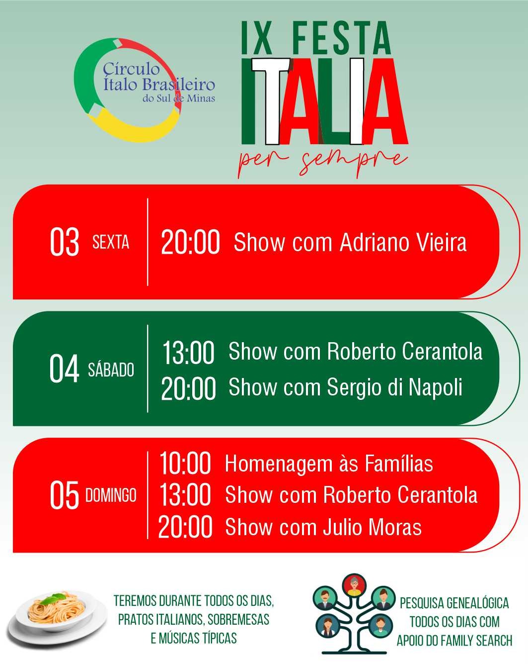IX festa 'Italia per sempre'